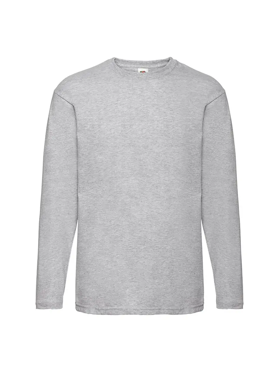 T-shirt manica lunga uomo girocollo in 100% cotone 165 g – 2E7W5DN8I Grigio melange T-shirt manica lunga uomo girocollo in 100% cotone 165 g – 2E7W5DN8I Grigio melange