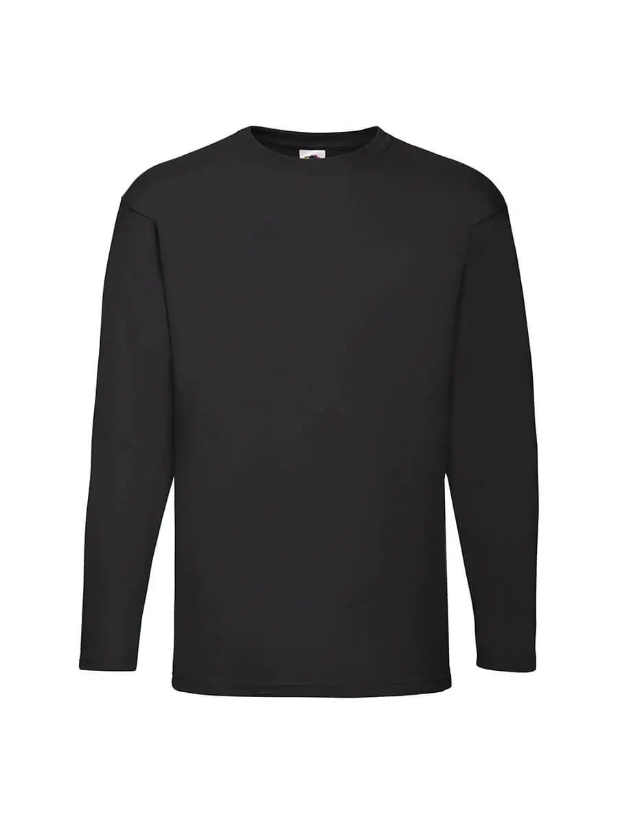 T-shirt manica lunga uomo girocollo in 100% cotone 165 g – 2E7W5DN8I Nero T-shirt manica lunga uomo girocollo in 100% cotone 165 g – 2E7W5DN8I Nero
