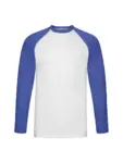 T-shirt manica lunga uomo girocollo in 100% cotone 165 g