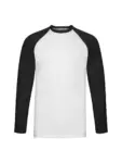 T-shirt manica lunga uomo girocollo in 100% cotone 165 g