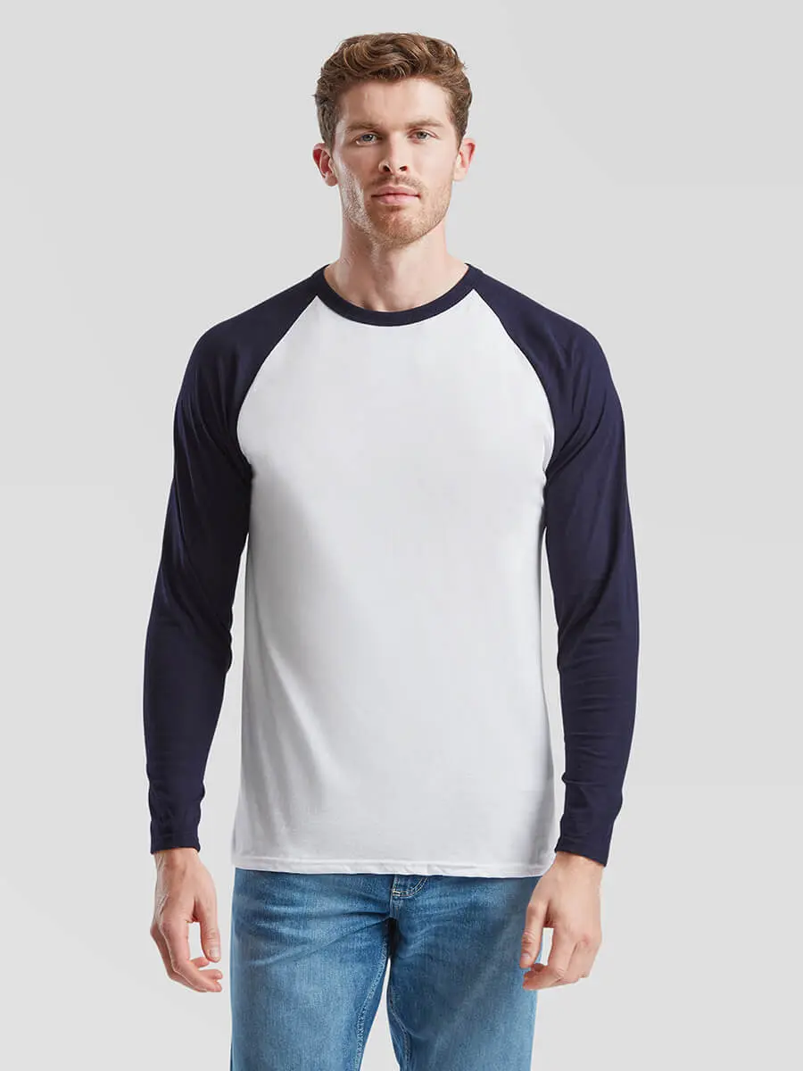 T-shirt manica lunga uomo girocollo in 100% cotone 165 g T-shirt manica lunga uomo girocollo in 100% cotone 165 g
