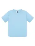 T-shirt neonato girocollo manica corta in 100% cotone 155 g