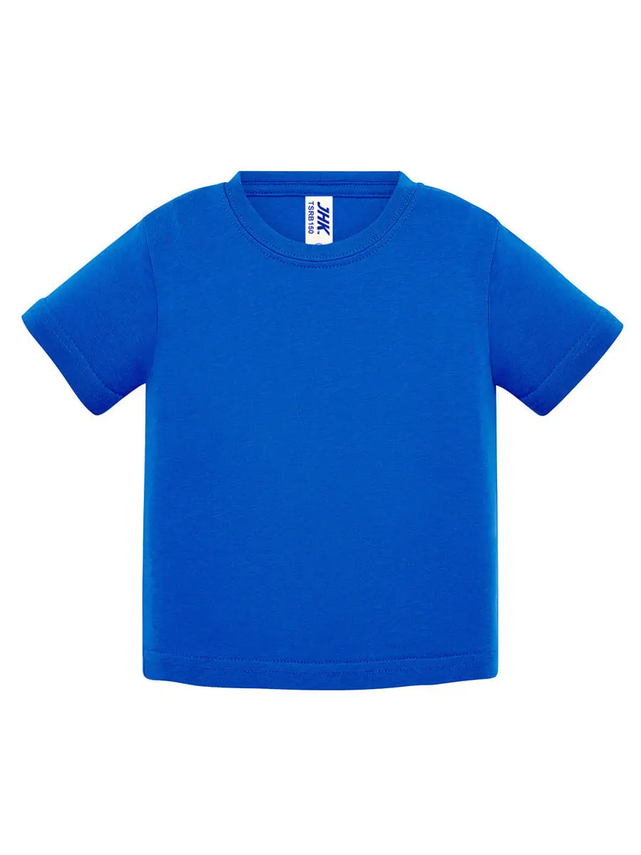 T-shirt neonato girocollo manica corta in 100% cotone 155 g Blu royal T-shirt neonato girocollo manica corta in 100% cotone 155 g Blu royal