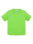 T-shirt neonato girocollo manica corta in 100% cotone 155 g