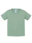 T-shirt neonato girocollo manica corta in 100% cotone 155 g