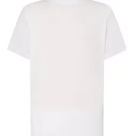 T-shirt uomo girocollo manica corta 150 g Bianco