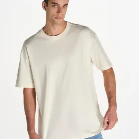 T-shirt uomo girocollo manica corta comoda in 100% cotone 240 g