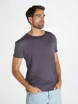 T-shirt uomo girocollo manica corta in 100% cotone 120 g