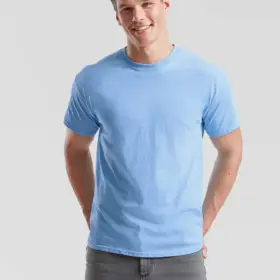 T-shirt uomo girocollo manica corta in 100% cotone 145 g