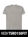 T-shirt uomo girocollo manica corta in 100% cotone 145 g – 2E9BLOEQW