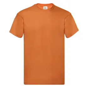 T-shirt uomo girocollo manica corta in 100% cotone 145 g Arancione