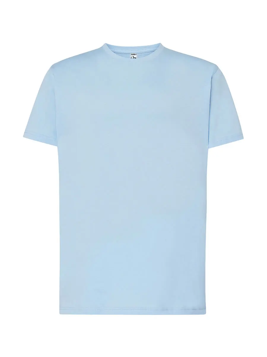 T-shirt uomo girocollo manica corta in 100% cotone 150 g – 2E5JRR18X Azzurro cielo – Sky Blue T-shirt uomo girocollo manica corta in 100% cotone 150 g – 2E5JRR18X Azzurro cielo – Sky Blue