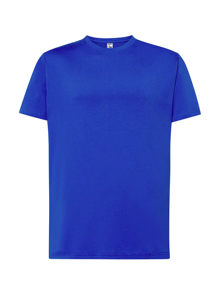 T-shirt uomo girocollo manica corta in 100% cotone 150 g – 2E5JRR18X Blu royal T-shirt uomo girocollo manica corta in 100% cotone 150 g – 2E5JRR18X Blu royal