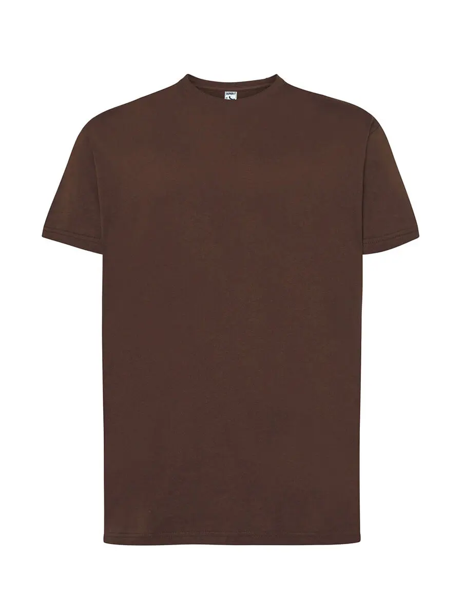 T-shirt uomo girocollo manica corta in 100% cotone 150 g – 2E5JRR18X Cioccolato T-shirt uomo girocollo manica corta in 100% cotone 150 g – 2E5JRR18X Cioccolato