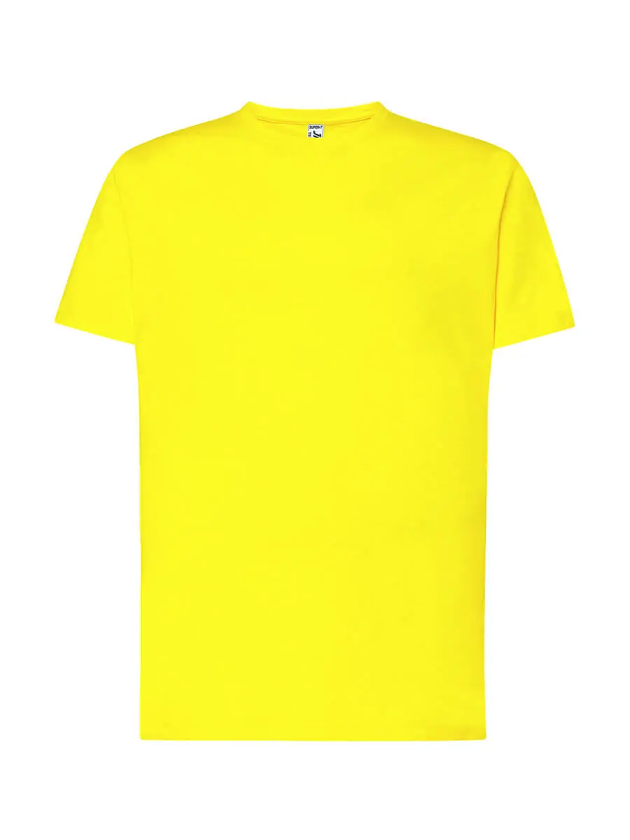 T-shirt uomo girocollo manica corta in 100% cotone 150 g – 2E5JRR18X Giallo oro T-shirt uomo girocollo manica corta in 100% cotone 150 g – 2E5JRR18X Giallo oro