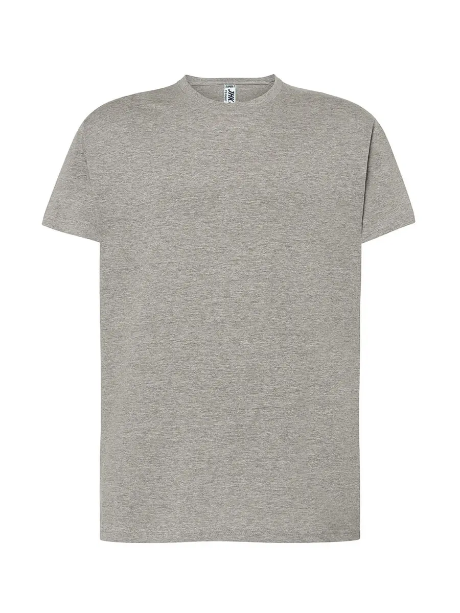 T-shirt uomo girocollo manica corta in 100% cotone 150 g – 2E5JRR18X Grigio melange T-shirt uomo girocollo manica corta in 100% cotone 150 g – 2E5JRR18X Grigio melange
