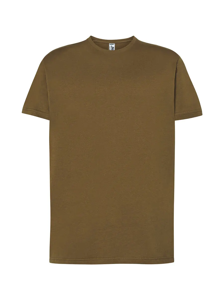 T-shirt uomo girocollo manica corta in 100% cotone 150 g – 2E5JRR18X Kaki T-shirt uomo girocollo manica corta in 100% cotone 150 g – 2E5JRR18X Kaki
