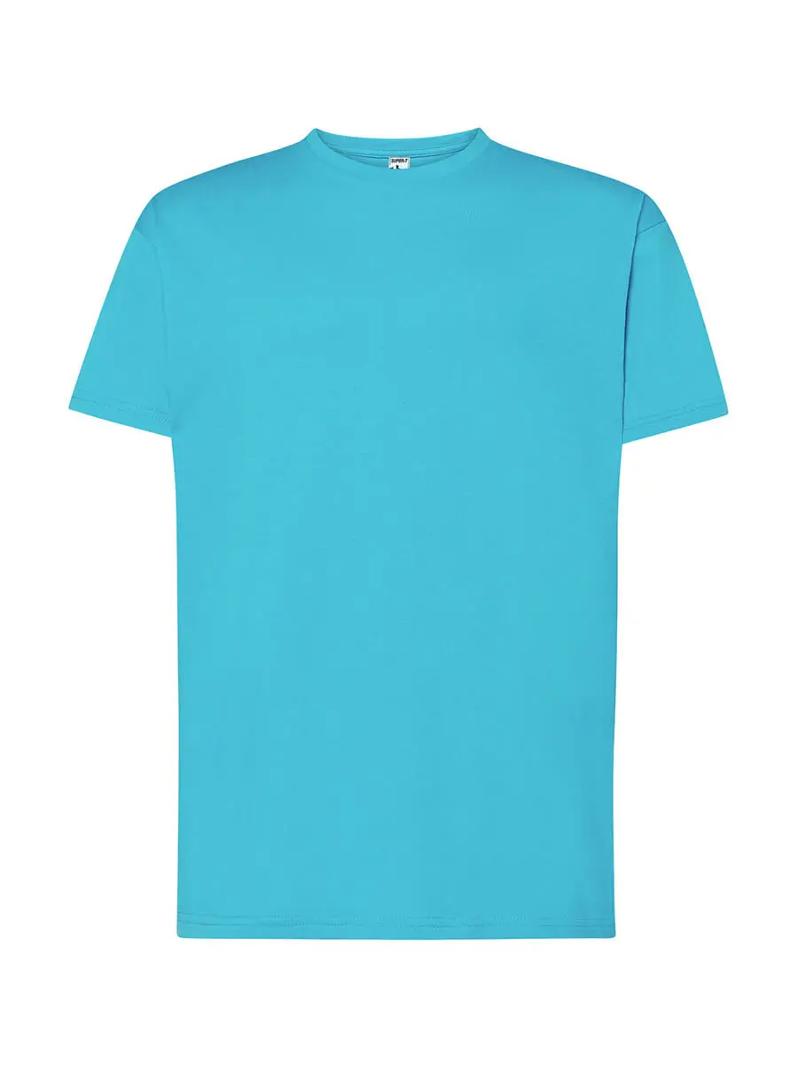 T-shirt uomo girocollo manica corta in 100% cotone 150 g – 2E5JRR18X Turchese T-shirt uomo girocollo manica corta in 100% cotone 150 g – 2E5JRR18X Turchese