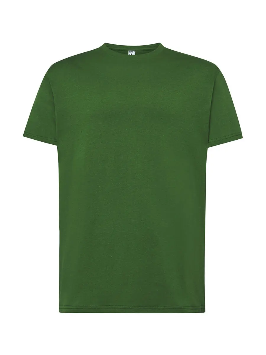 T-shirt uomo girocollo manica corta in 100% cotone 150 g – 2E5JRR18X Verde Bottiglia T-shirt uomo girocollo manica corta in 100% cotone 150 g – 2E5JRR18X Verde Bottiglia