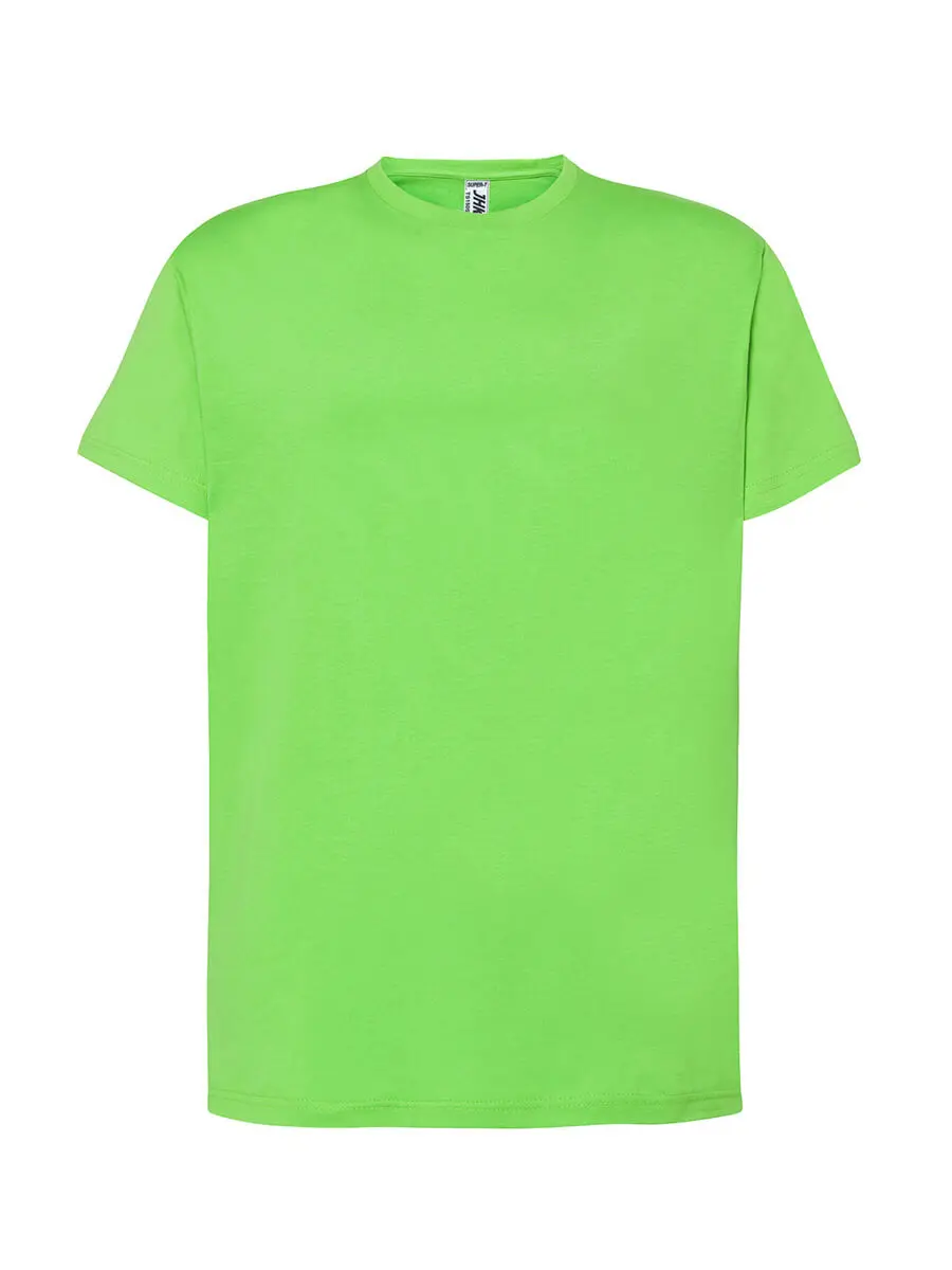 T-shirt uomo girocollo manica corta in 100% cotone 150 g – 2E5JRR18X Verde lime T-shirt uomo girocollo manica corta in 100% cotone 150 g – 2E5JRR18X Verde lime
