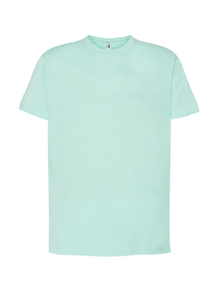T-shirt uomo girocollo manica corta in 100% cotone 150 g – 2E5JRR18X Verde menta T-shirt uomo girocollo manica corta in 100% cotone 150 g – 2E5JRR18X Verde menta