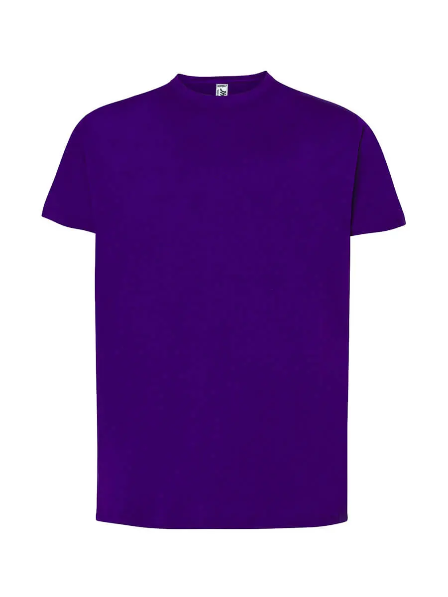 T-shirt uomo girocollo manica corta in 100% cotone 150 g – 2E5JRR18X Viola T-shirt uomo girocollo manica corta in 100% cotone 150 g – 2E5JRR18X Viola