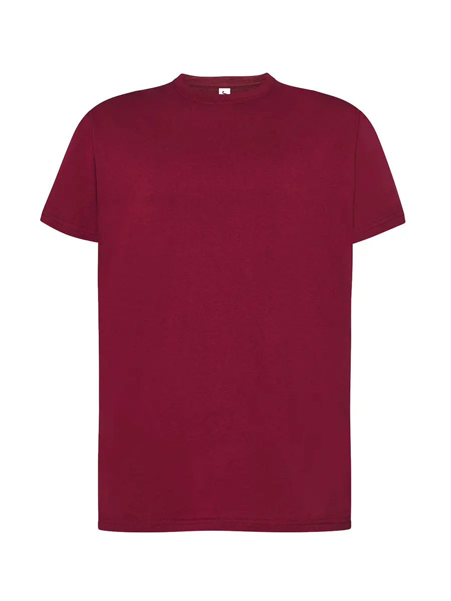 T-shirt uomo girocollo manica corta in 100% cotone 150 g – 2EBTEFEWR Bordeaux T-shirt uomo girocollo manica corta in 100% cotone 150 g – 2EBTEFEWR Bordeaux