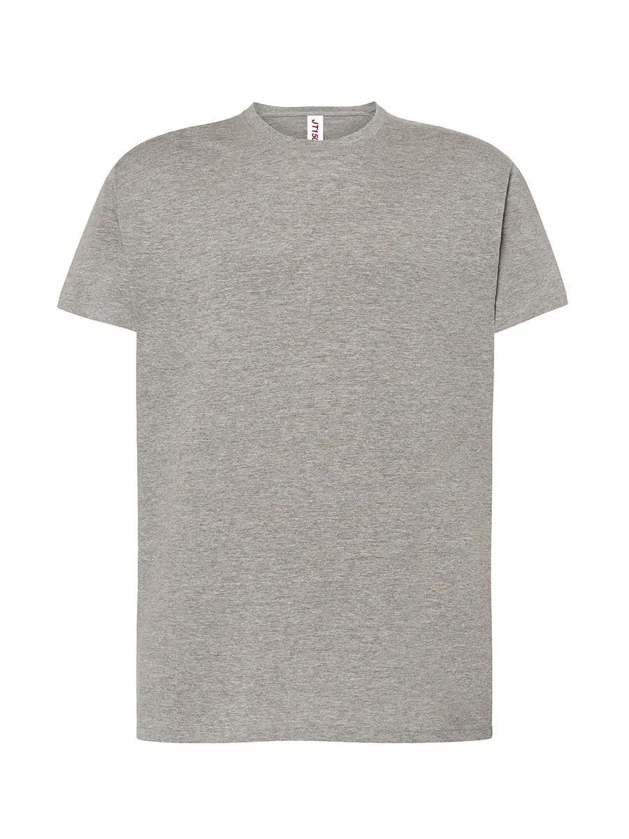 T-shirt uomo girocollo manica corta in 100% cotone 150 g – 2EBTEFEWR Grigio melange T-shirt uomo girocollo manica corta in 100% cotone 150 g – 2EBTEFEWR Grigio melange