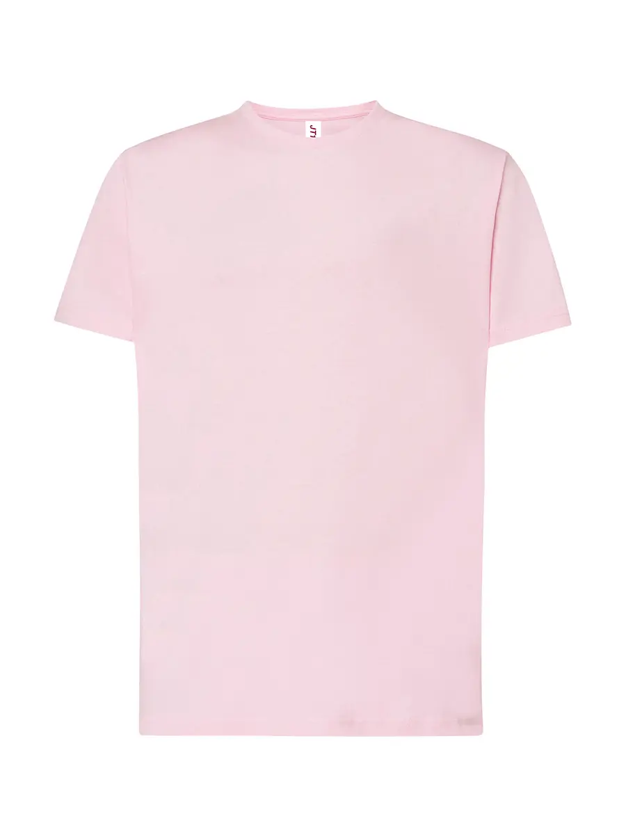 T-shirt uomo girocollo manica corta in 100% cotone 150 g – 2EBTEFEWR Rosa T-shirt uomo girocollo manica corta in 100% cotone 150 g – 2EBTEFEWR Rosa