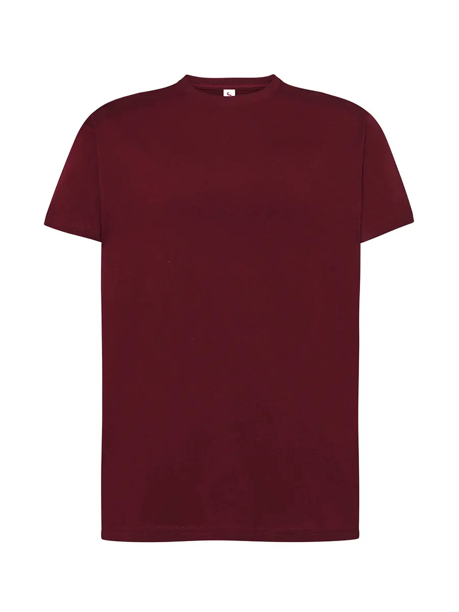 T-shirt uomo girocollo manica corta in 100% cotone 150 g – 2EBTEFEWR Rosso cardinale T-shirt uomo girocollo manica corta in 100% cotone 150 g – 2EBTEFEWR Rosso cardinale