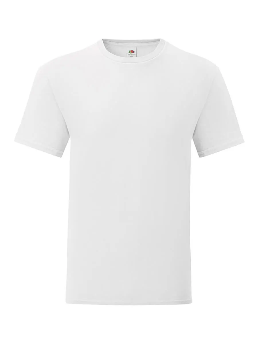 T-shirt uomo girocollo manica corta in 100% cotone 150 g Bianco T-shirt uomo girocollo manica corta in 100% cotone 150 g Bianco