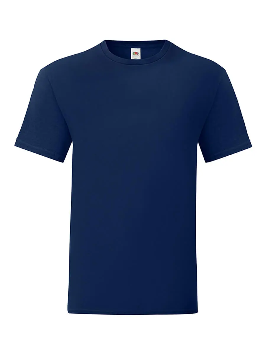 T-shirt uomo girocollo manica corta in 100% cotone 150 g Blu navy T-shirt uomo girocollo manica corta in 100% cotone 150 g Blu navy