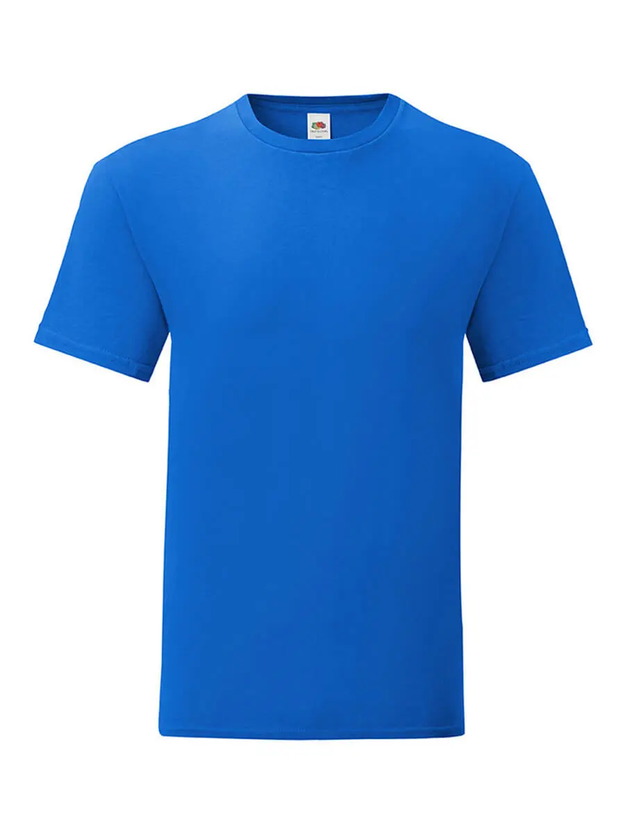 T-shirt uomo girocollo manica corta in 100% cotone 150 g Blu royal T-shirt uomo girocollo manica corta in 100% cotone 150 g Blu royal