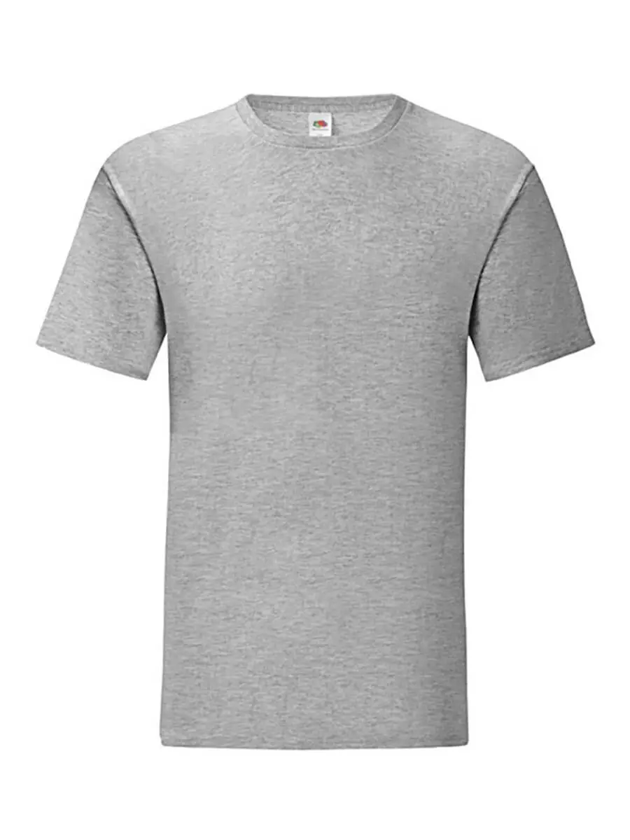 T-shirt uomo girocollo manica corta in 100% cotone 150 g Grigio sport T-shirt uomo girocollo manica corta in 100% cotone 150 g Grigio sport
