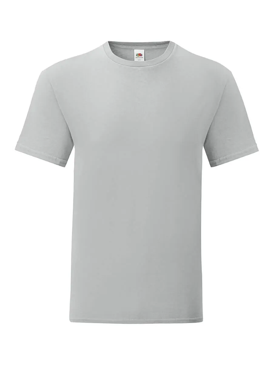 T-shirt uomo girocollo manica corta in 100% cotone 150 g Grigio T-shirt uomo girocollo manica corta in 100% cotone 150 g Grigio