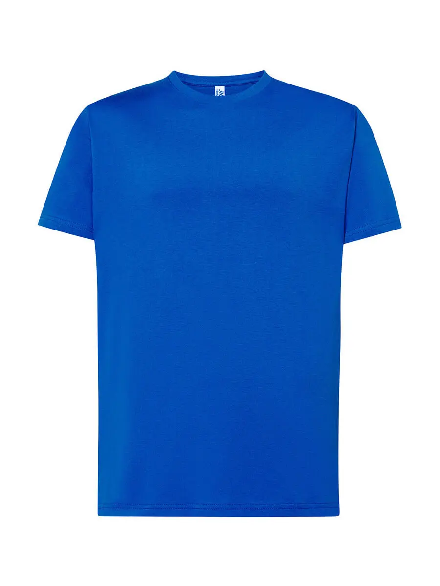 T-shirt uomo girocollo manica corta in 100% cotone 155 g – 2E1W39MSS Blu royal T-shirt uomo girocollo manica corta in 100% cotone 155 g – 2E1W39MSS Blu royal