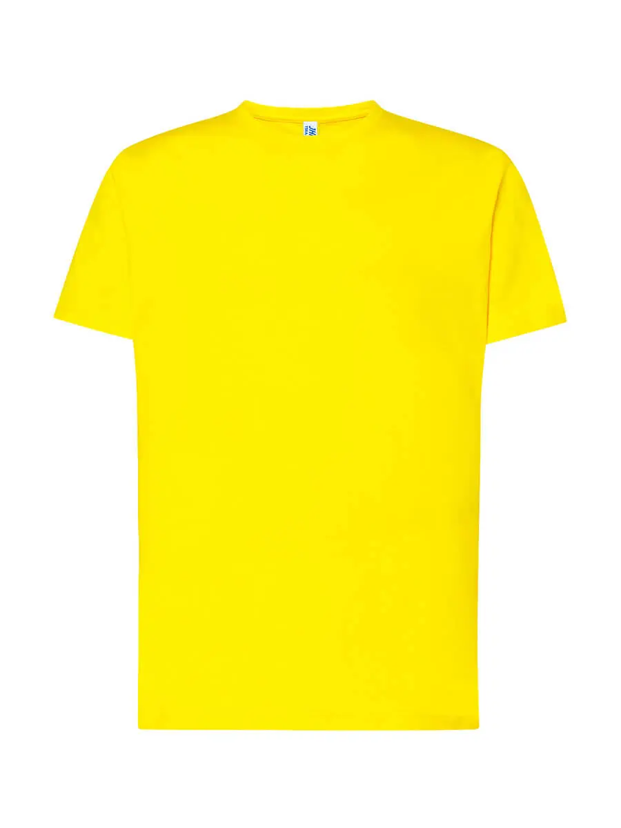 T-shirt uomo girocollo manica corta in 100% cotone 155 g – 2E1W39MSS Giallo oro T-shirt uomo girocollo manica corta in 100% cotone 155 g – 2E1W39MSS Giallo oro