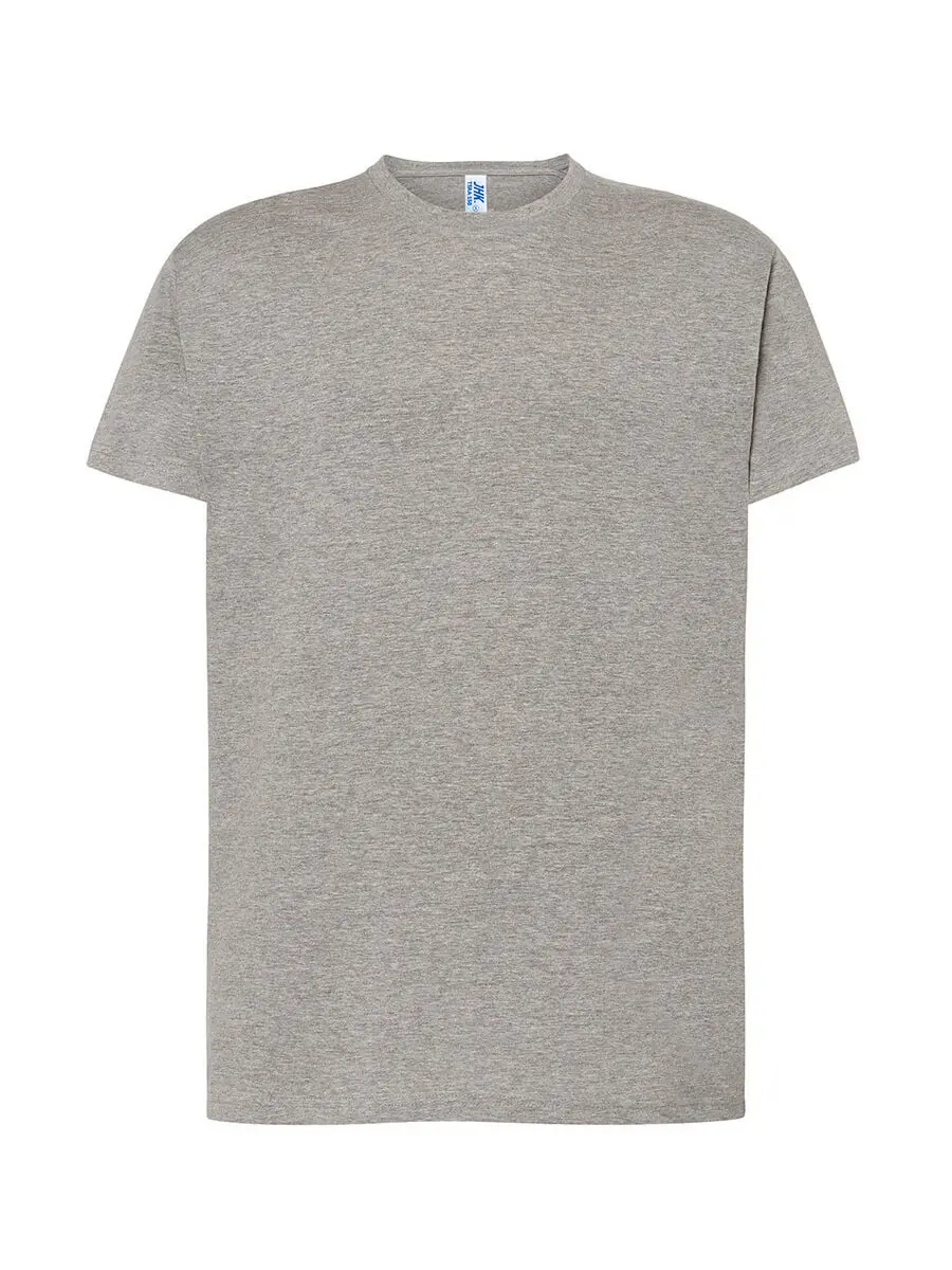 T-shirt uomo girocollo manica corta in 100% cotone 155 g – 2E1W39MSS Grigio melange T-shirt uomo girocollo manica corta in 100% cotone 155 g – 2E1W39MSS Grigio melange