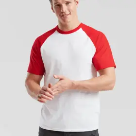 T-shirt uomo girocollo manica corta in 100% cotone 165 g