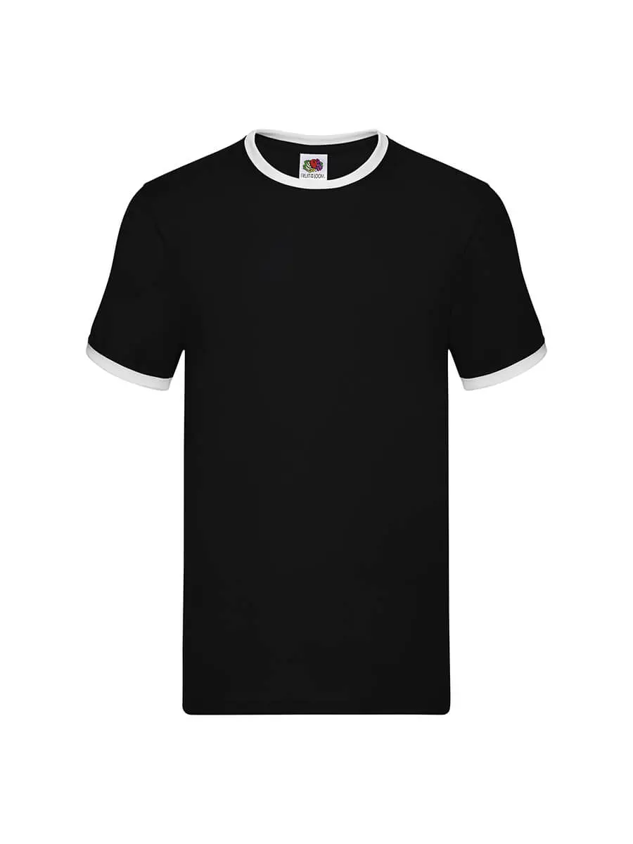 T-shirt uomo girocollo manica corta in 100% cotone 165 g – 2E6AA7IZD Nero/Bianco T-shirt uomo girocollo manica corta in 100% cotone 165 g – 2E6AA7IZD Nero/Bianco