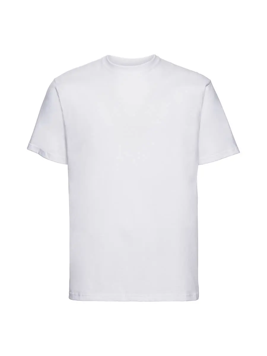 T-shirt uomo girocollo manica corta in 100% cotone 180 g Bianco T-shirt uomo girocollo manica corta in 100% cotone 180 g Bianco