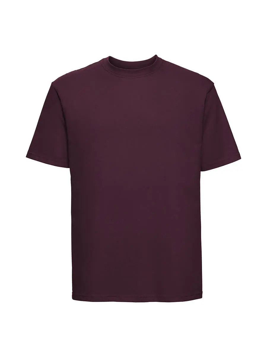 T-shirt uomo girocollo manica corta in 100% cotone 180 g Bordeaux T-shirt uomo girocollo manica corta in 100% cotone 180 g Bordeaux