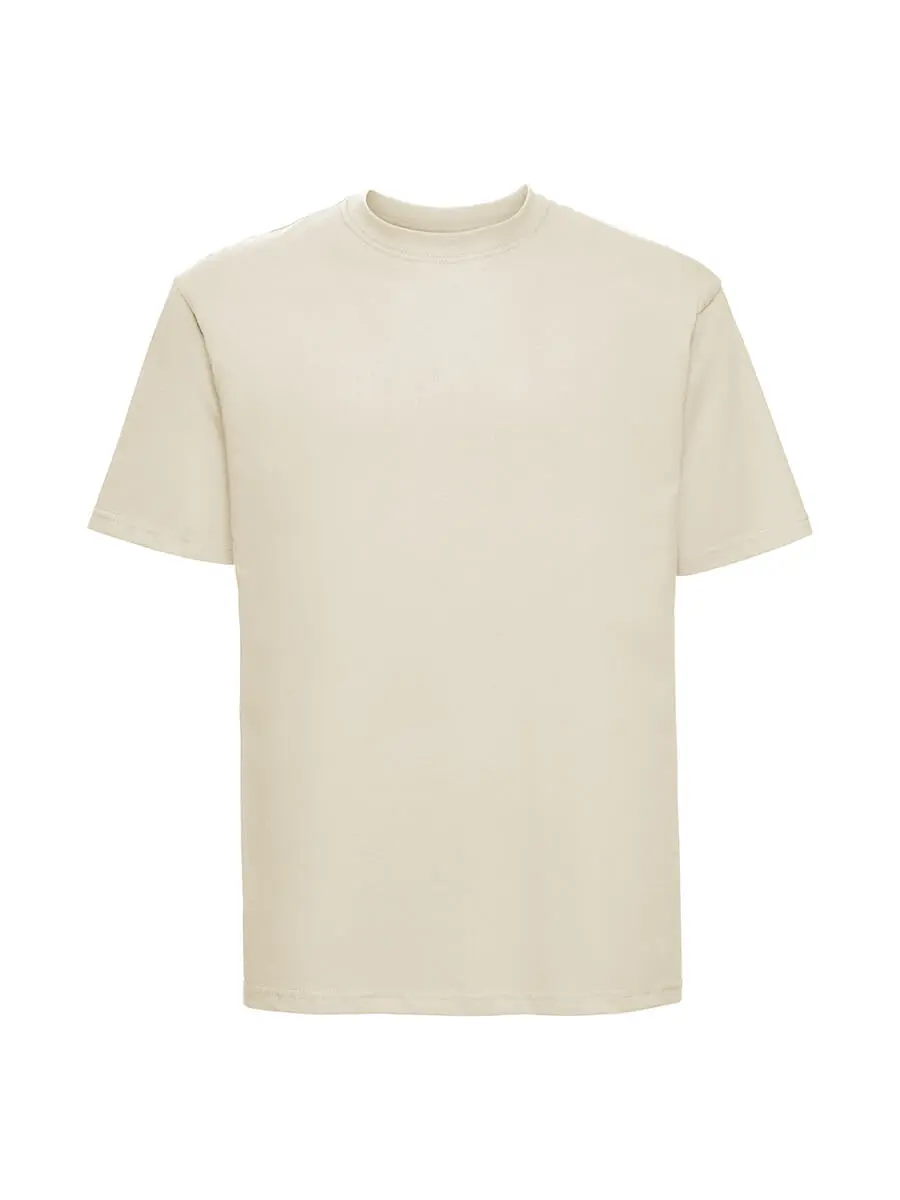 T-shirt uomo girocollo manica corta in 100% cotone 180 g Naturale T-shirt uomo girocollo manica corta in 100% cotone 180 g Naturale