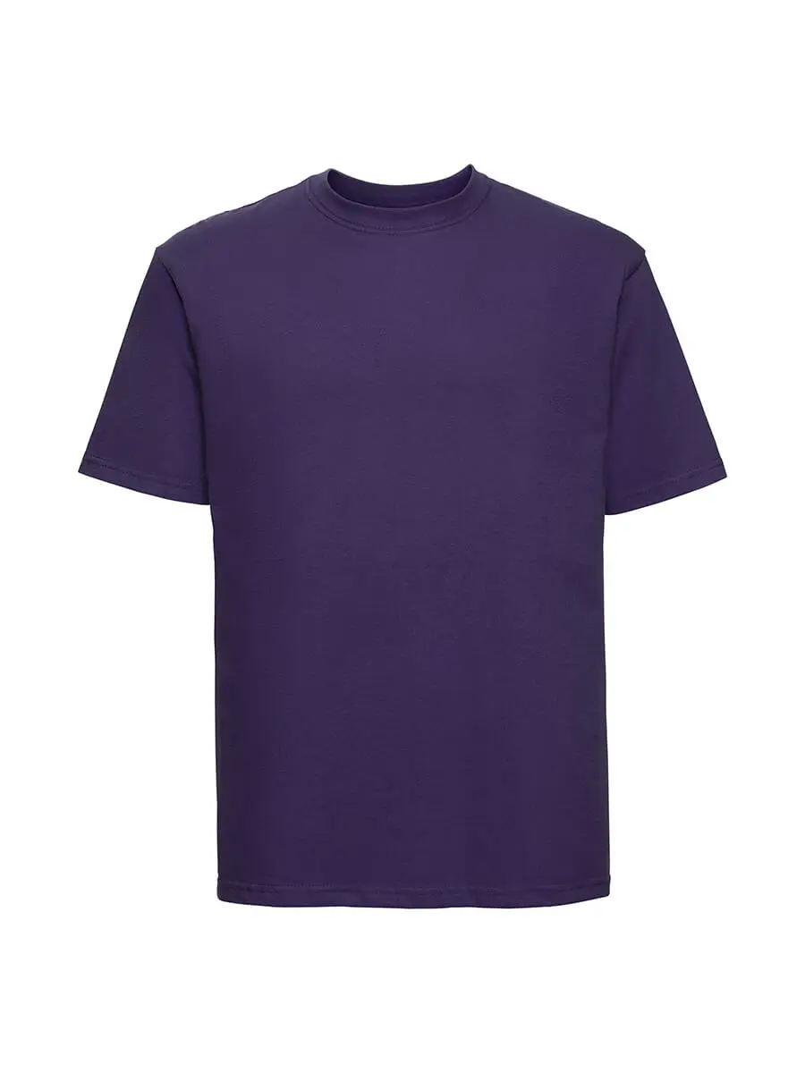 T-shirt uomo girocollo manica corta in 100% cotone 180 g Viola T-shirt uomo girocollo manica corta in 100% cotone 180 g Viola