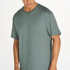 T-shirt uomo girocollo manica corta oversize in 100% cotone 200 g