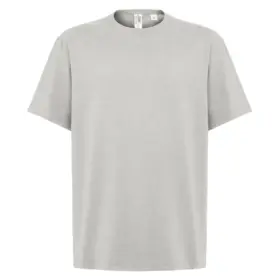 T-shirt uomo girocollo manica corta oversize in 100% cotone 200 g Argento