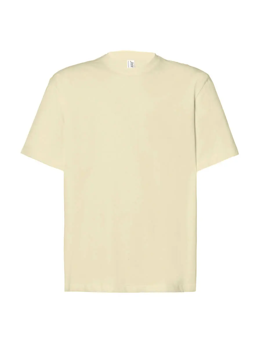 T-shirt uomo girocollo manica corta oversize in 100% cotone 200 g Panna T-shirt uomo girocollo manica corta oversize in 100% cotone 200 g Panna