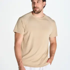 T-shirt uomo girocollo manica corta slim fit 130 g