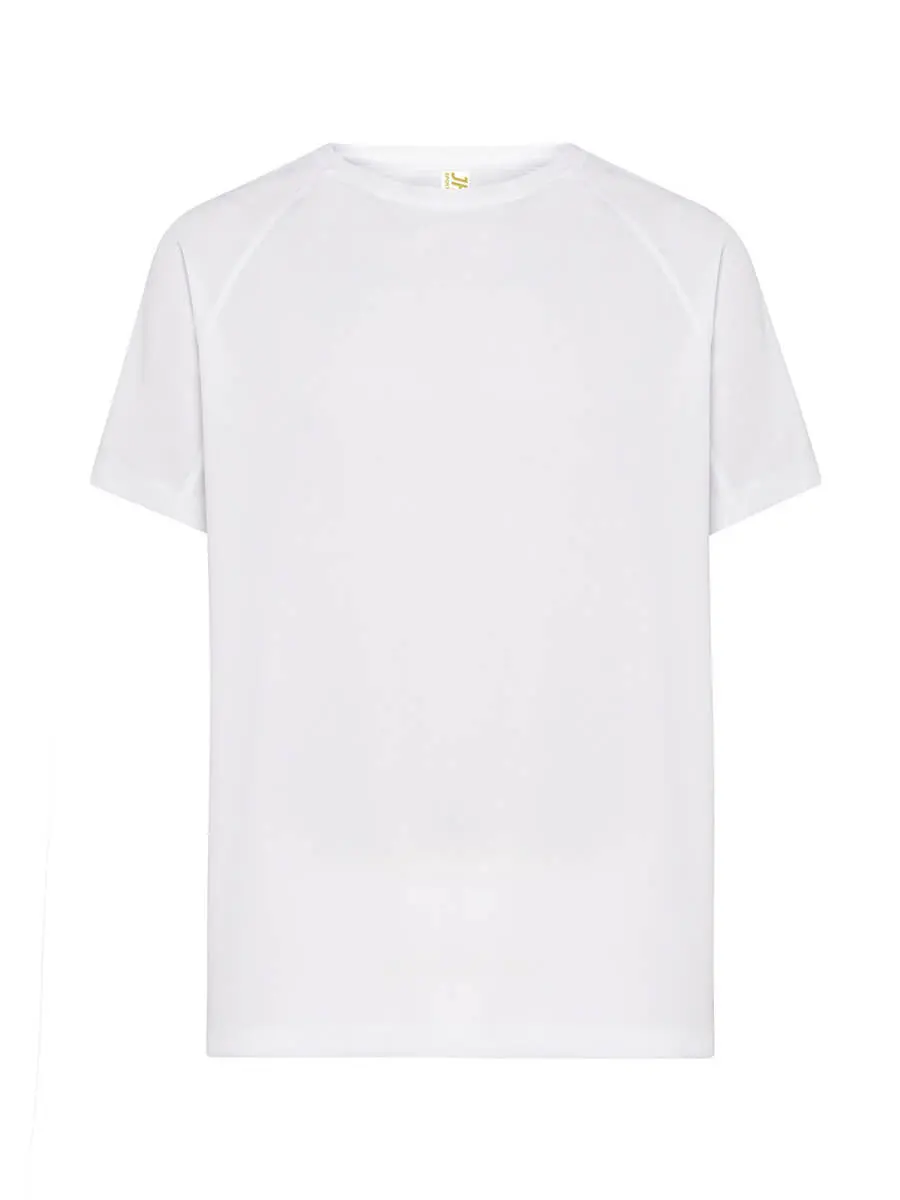 T-shirt uomo girocollo manica corta slim fit 130 g Bianco T-shirt uomo girocollo manica corta slim fit 130 g Bianco