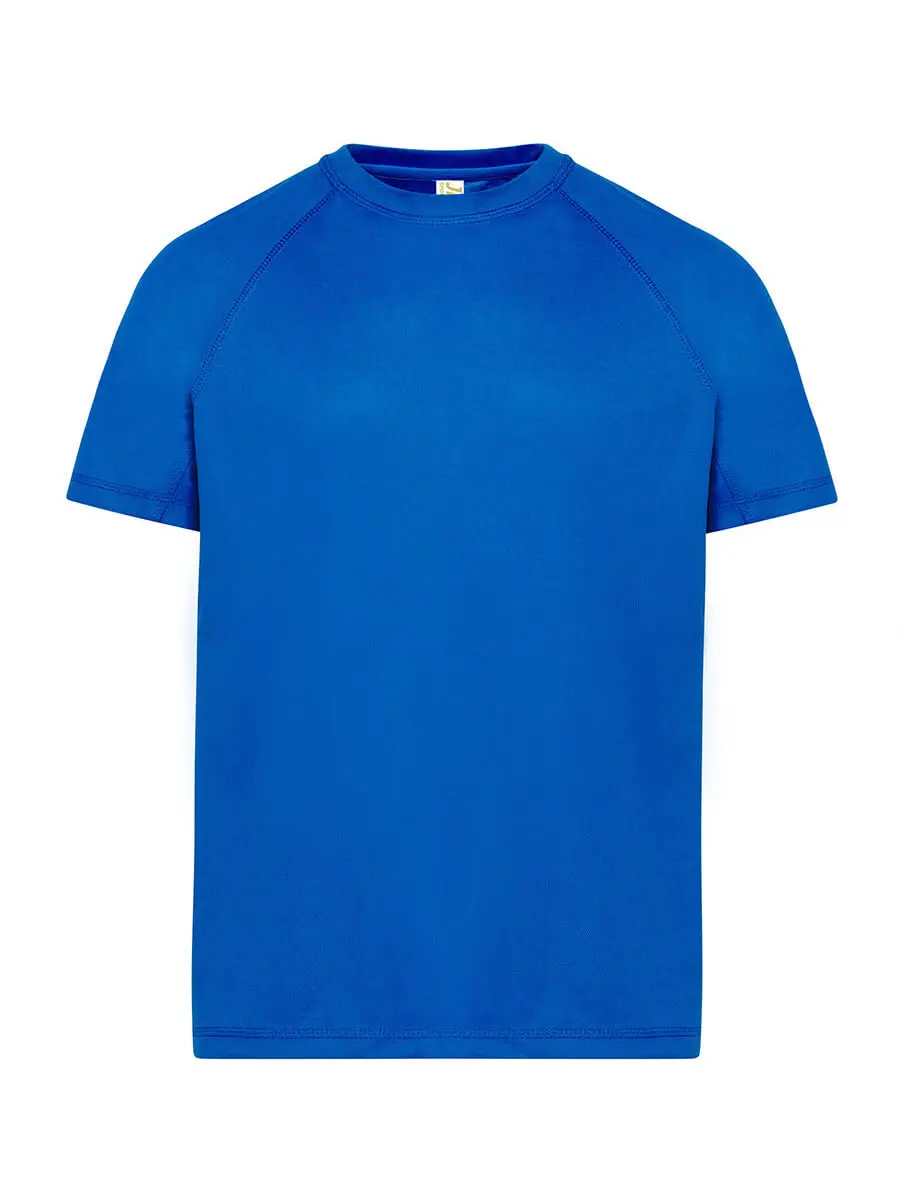 T-shirt uomo girocollo manica corta slim fit 130 g Blu royal T-shirt uomo girocollo manica corta slim fit 130 g Blu royal